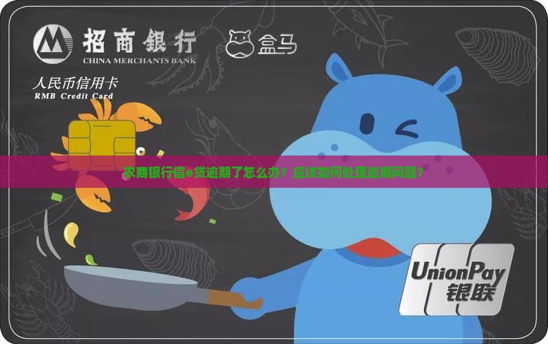 农商银行信e贷逾期了怎么办？应该如何处理逾期问题？