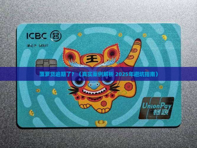 菠萝贷逾期怎么办