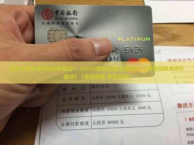 怎样才能申请停息挂账成功