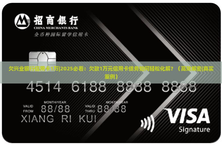 欠兴业银行信用卡1万