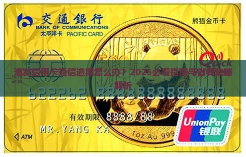 浦发银行信用卡短信欠款怎么办