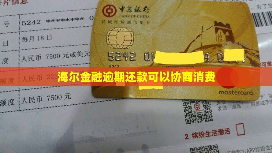 海尔金融逾期还款可以协商吗