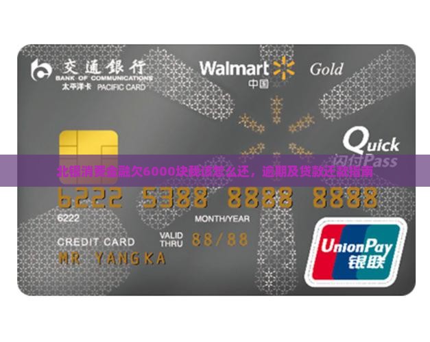 北银消费金融欠6000块我该怎么还