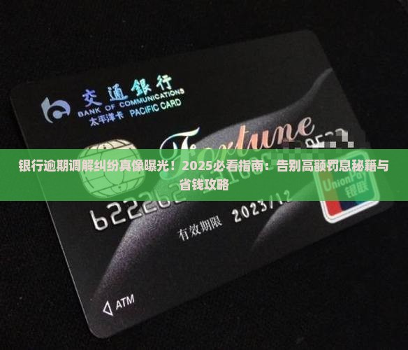银行逾期调解纠纷简要情况解析