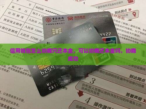 信用钱包怎么协商只还本金