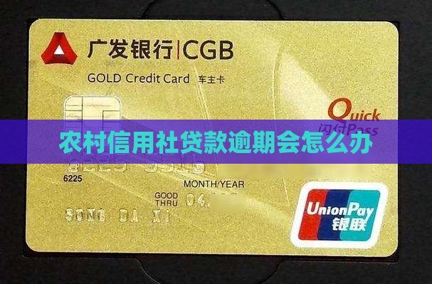 农村信用社贷款逾期会怎么办