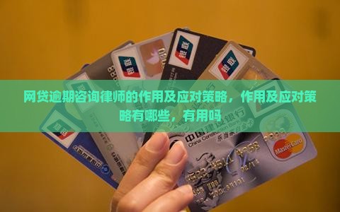 网贷逾期咨询律师的作用及应对策略