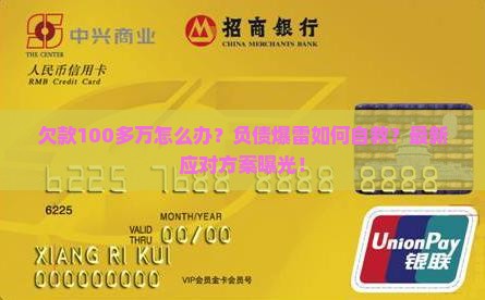 欠款100多万如何处理