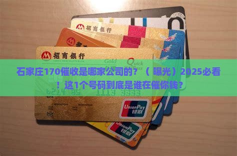 石家庄170催收是哪家公司的