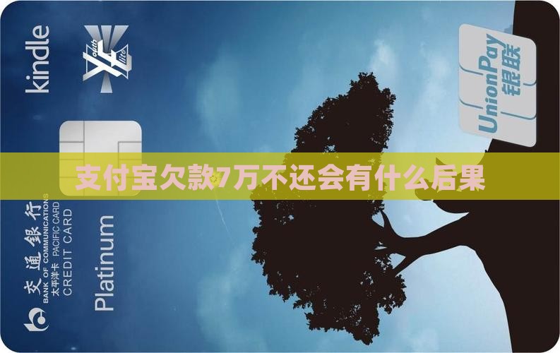 支付宝欠款7万不还会有什么后果 支付宝欠款7万不还会有什么后果