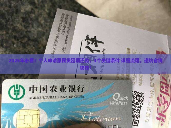 惠民贷还款延期条件和流程详解