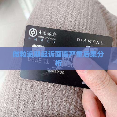 微粒逾期起诉面临严重后果分析