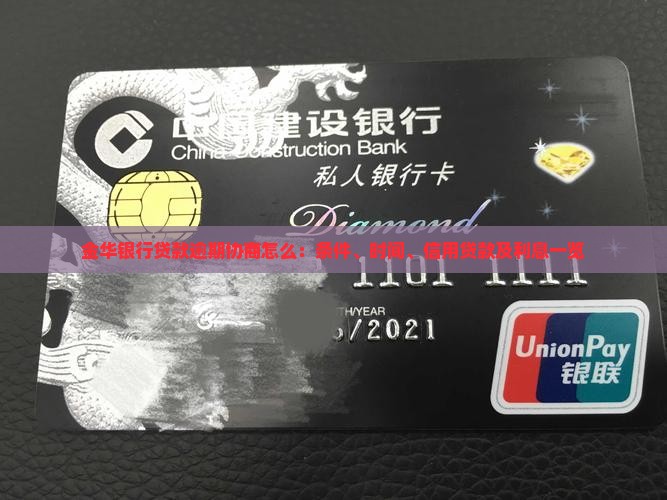 金华银行贷款逾期协商怎么：条件、时间、信用贷款及利息一览