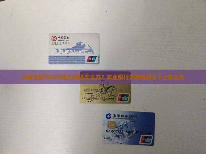 欠农业银行30万无力偿还怎么办？农业银行贷款逾期还不上怎么办