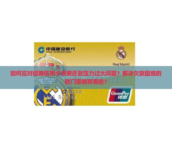 如何应对招商信用卡消费还款压力过大问题？解决欠款困境的热门策略有哪些？