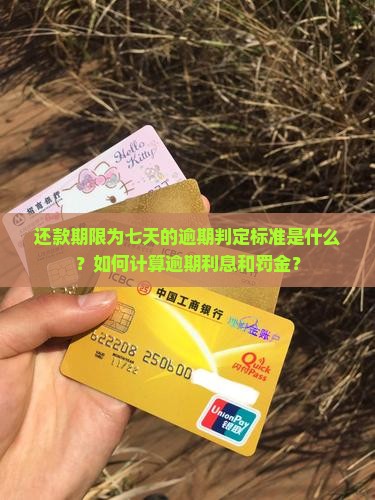还款期限为七天的逾期判定标准是什么？如何计算逾期利息和罚金？