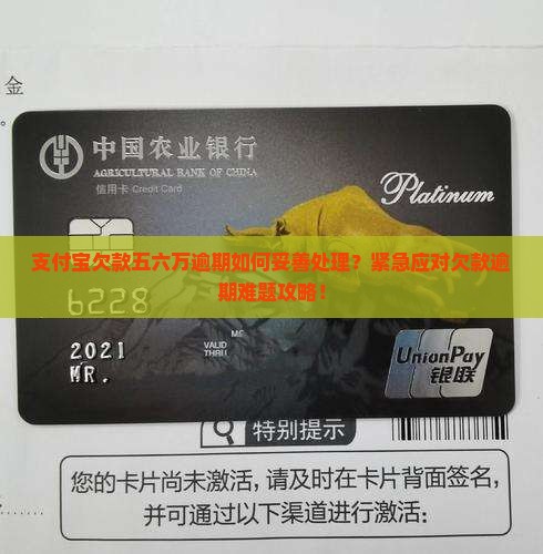 支付宝欠款五六万逾期如何妥善处理？紧急应对欠款逾期难题攻略！