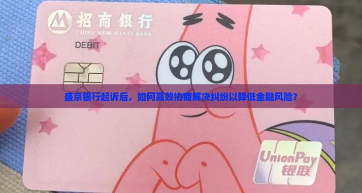 盛京银行起诉后，如何高效协商解决纠纷以降低金融风险？