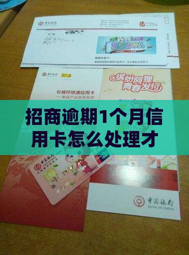 招商逾期1个月信用卡怎么处理才好