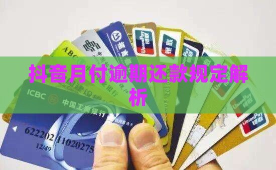 抖音月付逾期还款规定解析