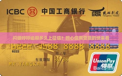闪银哼哼逾期多久上征信？担心信用受损的快来看