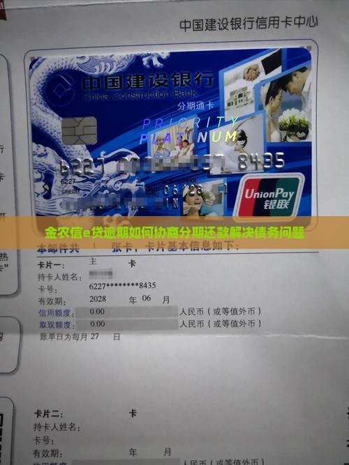 金农信e贷逾期如何协商分期还款解决债务问题