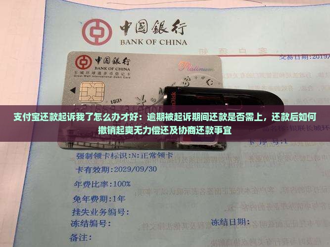 支付宝还款起诉我了怎么办才好：逾期被起诉期间还款是否需上，还款后如何撤销起爽无力偿还及协商还款事宜