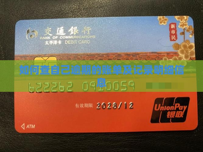 如何查自己逾期的账单及记录明细信息
