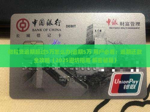 微粒贷逾期超过5万怎么办及相关问题