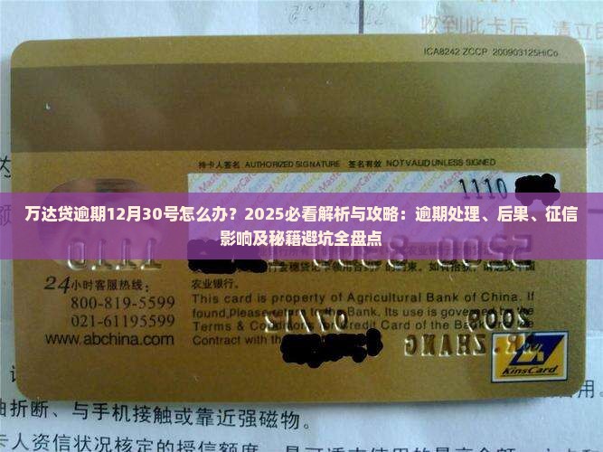 万达贷逾期12月30号怎么办