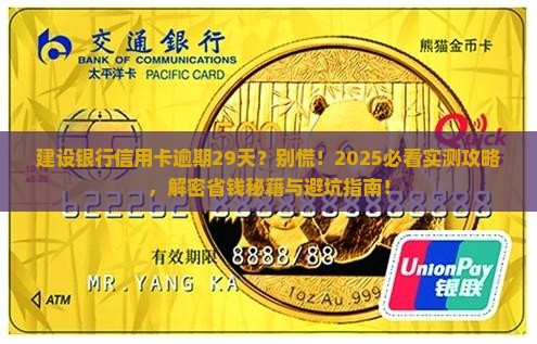 建设银行信用卡逾期29天