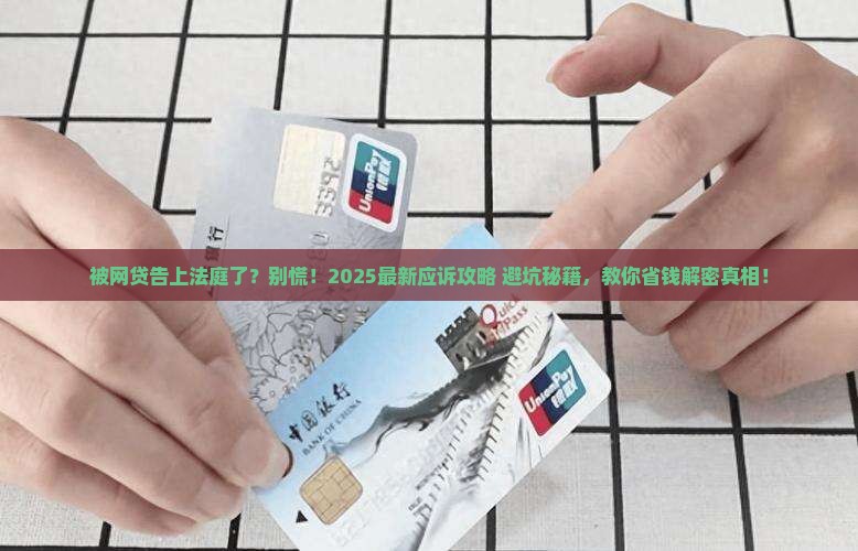 被正规网贷起诉怎么应对