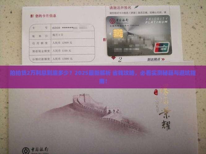 拍拍贷2万利息多少