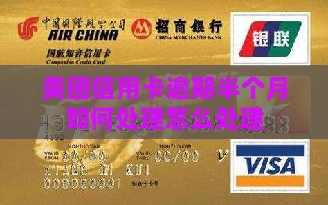 美团信用卡逾期大半个月如何处理
