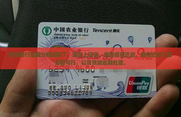 恒丰银行蜜罐分期逾期了