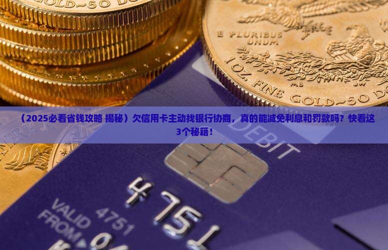 欠信用卡主动找银行协商能否减免利息和罚款