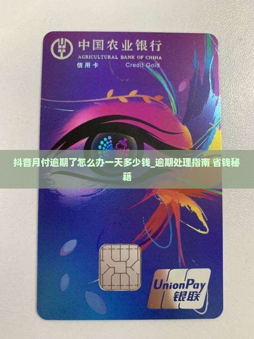 抖音月付逾期了怎么办一天多少钱
