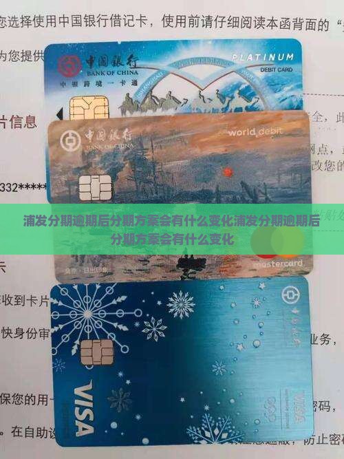 浦发分期逾期后分期方案会有什么变化