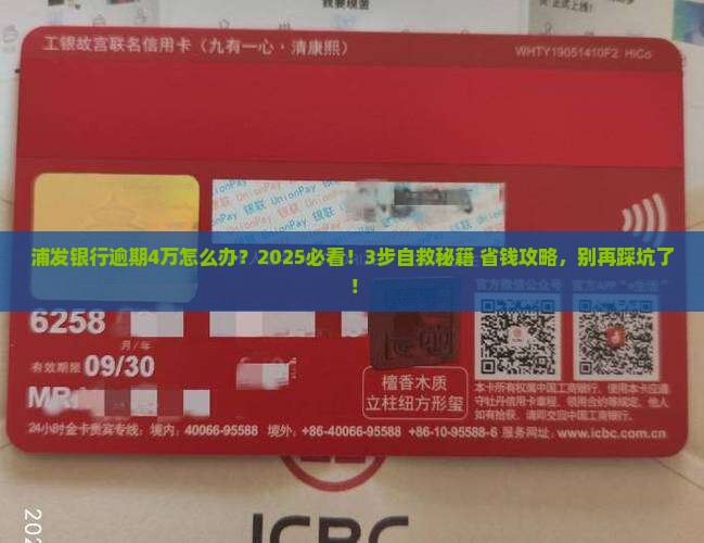 浦发银行逾期4万怎么处理