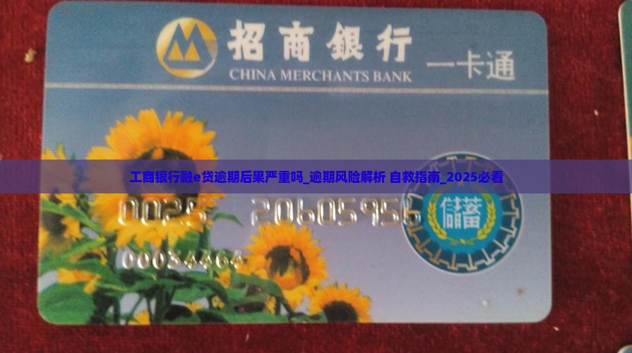 工商银行融e贷逾期后果严重吗
