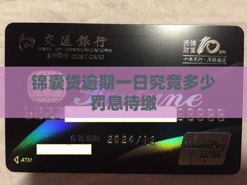 锦囊贷逾期一日究竟多少罚息待缴