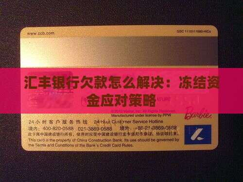 汇丰银行欠款怎么解决：冻结资金应对策略