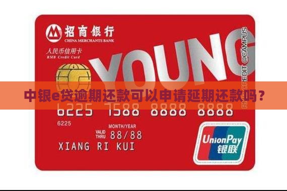 中银e贷逾期还款可以申请延期还款吗？