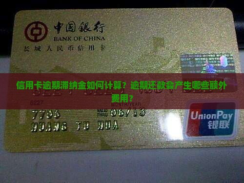 信用卡逾期滞纳金如何计算？逾期还款会产生哪些额外费用？