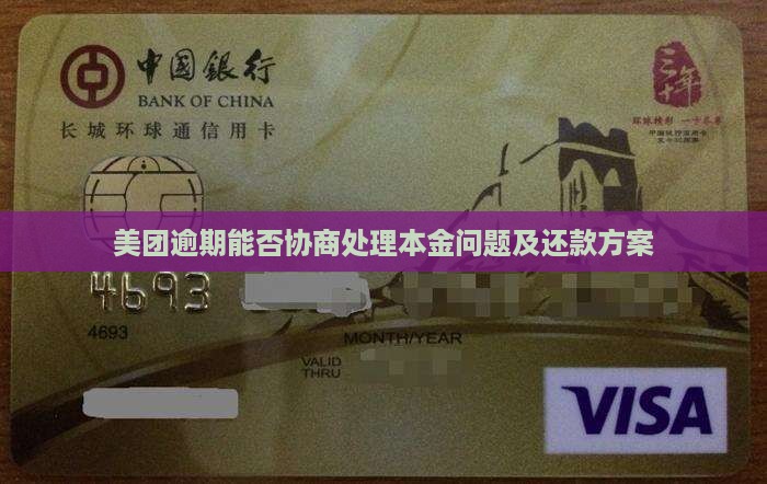 美团逾期能否协商处理本金问题及还款方案