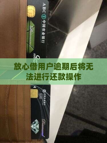 放心借用户逾期后将无法进行还款操作