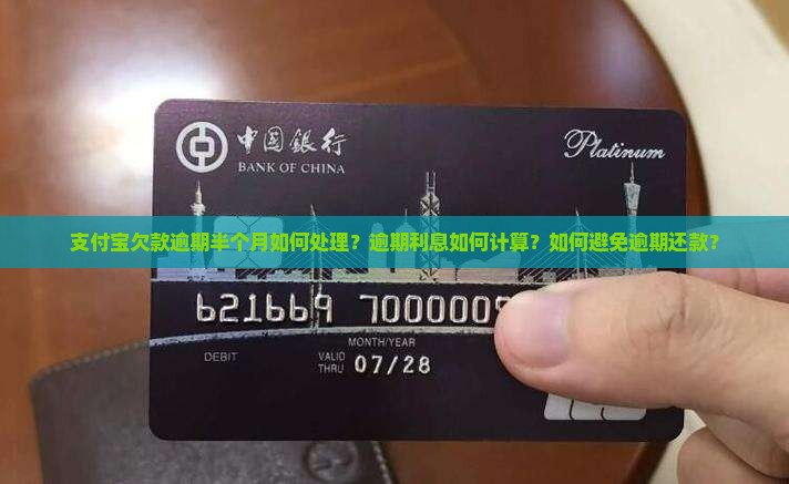 支付宝欠款逾期半个月如何处理？逾期利息如何计算？如何避免逾期还款？