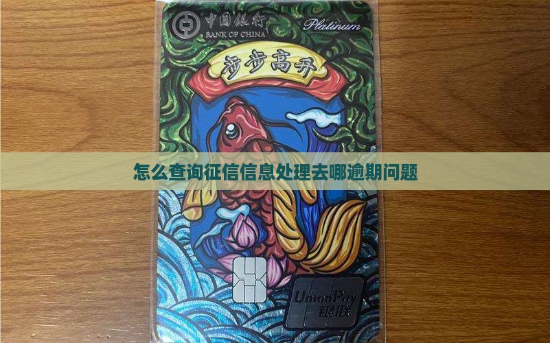 怎么查询征信信息处理去哪逾期问题