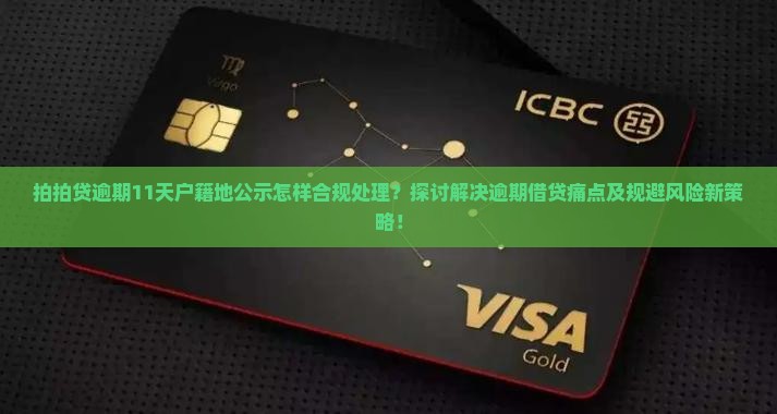 拍拍贷逾期11天户籍地公示怎样合规处理？探讨解决逾期借贷痛点及规避风险新策略！