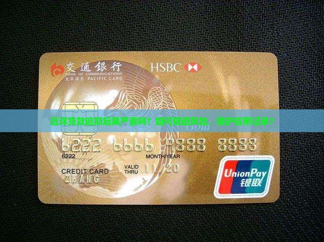 远洋贷款逾期后果严重吗？如何规避风险，保护信用记录？